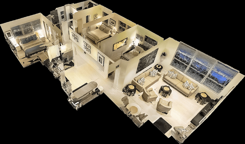 Create Model for spaces 3000 sq. ft. 281 sq. m.)to 4000 sq. ft. (372 sq. m.)